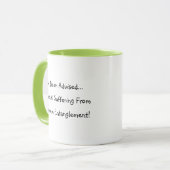 Grappige "Quantum Verstrengeling" Koffie Mok (Voorkant links)