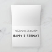 Grappige Quarantaine Verjaardag Kaart 2020 Cartoon (Binnen)