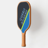 Grappige Queen Dinker op maat gemaakte tekst gemon Pickleball Paddle (Links)
