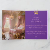 Grappige Queen Verjaardag Kaart (Binnen)