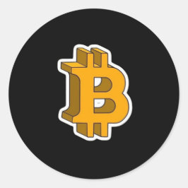 Grappige Quilting Classic ronde Sticker