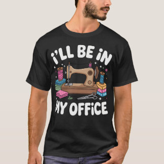 Grappige Quiltkunst voor kat quilt naaien Quilter T-shirt