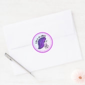 Grappige Quote Artiesten Creatieven Kapper Salons Ronde Sticker (Envelop)