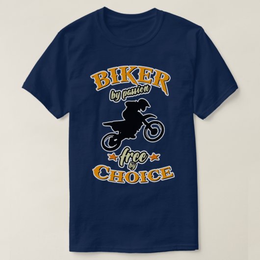 Grappige quote biker motorcross trial t-shirt (Design voorkant)