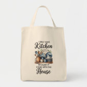 Grappige Quote Boodschappen Tote Bag (Voorkant)