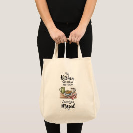 Grappige Quote Boodschappen Tote Bag