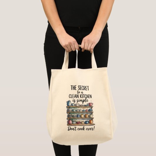 Grappige Quote Boodschappen Tote Bag (Voorkant (product))