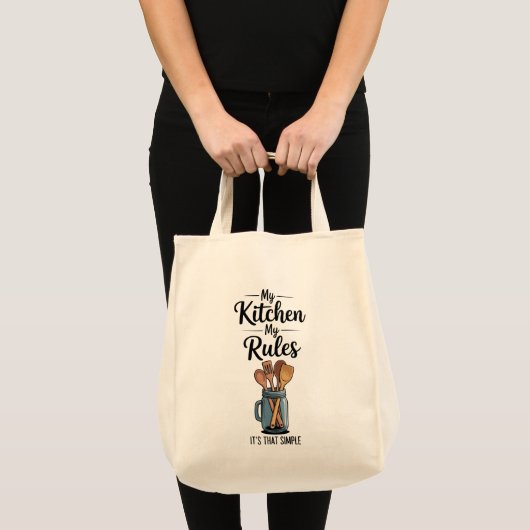 Grappige Quote Boodschappen Tote Bag (Voorkant (product))
