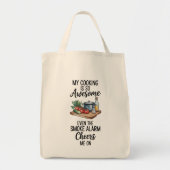 Grappige Quote Boodschappen Tote Bag (Voorkant)