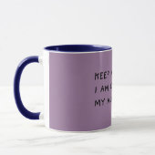 Grappige Quote Chille Sfeer Mentale Gezondheid Kof Mok (Links)