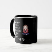Grappige Quote Chille Vibes Introvert Geschenk Mok (Voorkant links)