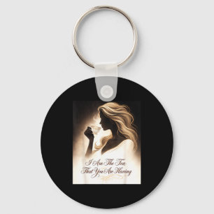Grappige quote elegante vrouwen ben de thee die zi sleutelhanger