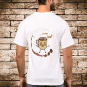 Grappige Quote Elke Dag Is Beter Met Koffie Unisex T-shirt