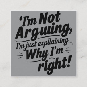 Grappige Quote Enclosure Kaart – Geestig & Sarcast