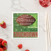 Grappige Quote Football spel Touchdown Servet (Insitu)