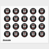 Grappige Quote Geweld Is Leuk Dankzij Videogames Ronde Sticker (Vel)