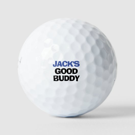 Grappige Quote Goede Buddy Persoonlijk Golfballen (Voorkant)