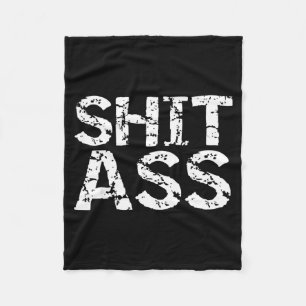 Grappige quote grap cadeau grap voor mannen sarcas fleece deken