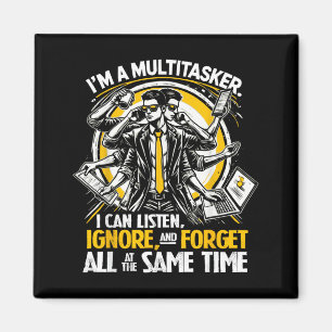 Grappige Quote Grappige Multitask Grappige Spreuk Magneet