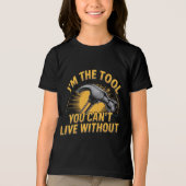 Grappige Quote Hammer Tool T-Shirt voor kinderen (Voorkant)