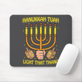 Grappige Quote Hanukkah Tuah Licht Dat Ding Design Muismat (Met muis)