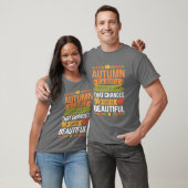 Grappige Quote Herfst Is Een Zachte Herinnering Da T-shirt (Unisex)