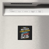 Grappige Quote Humoristische Multitask Grappige Sp Magneet (Insitu (Vaatwasser))