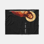 Grappige quote Jezus meme die ik zag dat christeli Fleece Deken (Voorkant (Horizontaal))