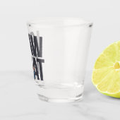 Grappige Quote Jezus Meme Ik Zag Dat Christen Shot Glas (Rechts)