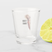 Grappige Quote Jezus Meme Ik Zag Dat Christen Shot Glas (Achterkant)