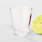 Grappige Quote Jezus Meme Ik Zag Dat Christen Shot Glas (Links)