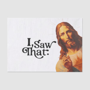 Grappige Quote Jezus Meme Ik Zag Dat Christen Tissuepapier