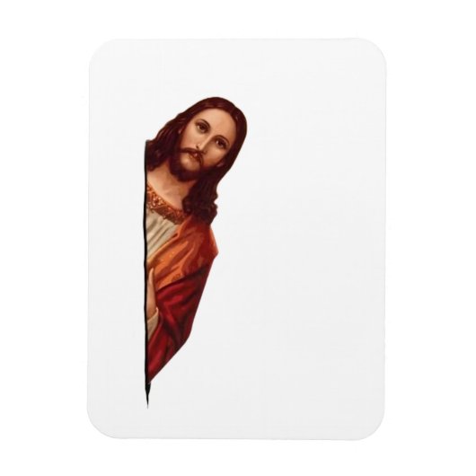 Grappige Quote Jezus Meme, Ik Zag Die Jezus  Magneet (Verticaal)