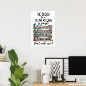 Grappige Quote Keuken Poster (Thuiskantoor)