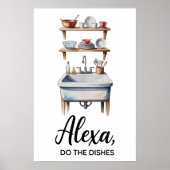 Grappige Quote Keuken Poster (Voorkant)
