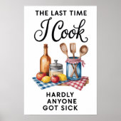 Grappige Quote Keuken Poster (Voorkant)