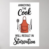 Grappige Quote Keuken Poster (Voorkant)