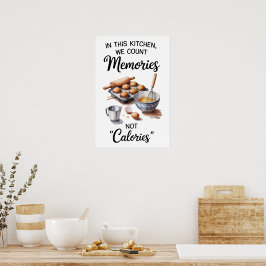 Grappige Quote Keuken Poster