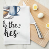 Grappige Quote Keukenhanddoek (Quarter Fold)
