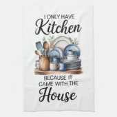 Grappige Quote Keukenhanddoek (Verticaal)