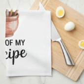 Grappige Quote Keukenhanddoek (Quarter Fold)