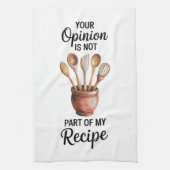 Grappige Quote Keukenhanddoek (Verticaal)