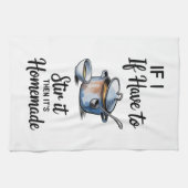 Grappige Quote Keukenhanddoek (Horizontaal)