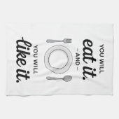 Grappige Quote Keukenhanddoek (Horizontaal)
