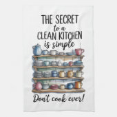 Grappige Quote Keukenhanddoek (Verticaal)