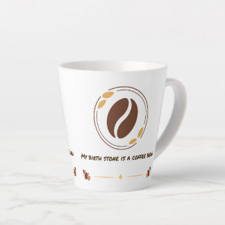 Grappige Quote Latte Mok voor Koffieliefhebbers