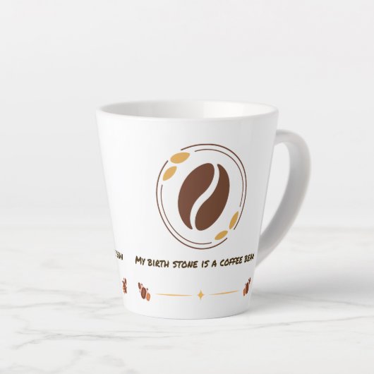 Grappige Quote Latte Mok voor Koffieliefhebbers (Rechterhoek)