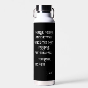 Grappige Quote MiniMalist Zelf Liefde Gepersonalis Waterfles