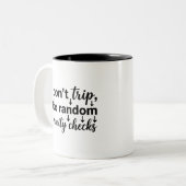 Grappige Quote Mokken Tweekleurig (Voorkant links)