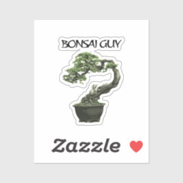 Grappige quote over bonsai voor bonsai liefhebbers sticker
